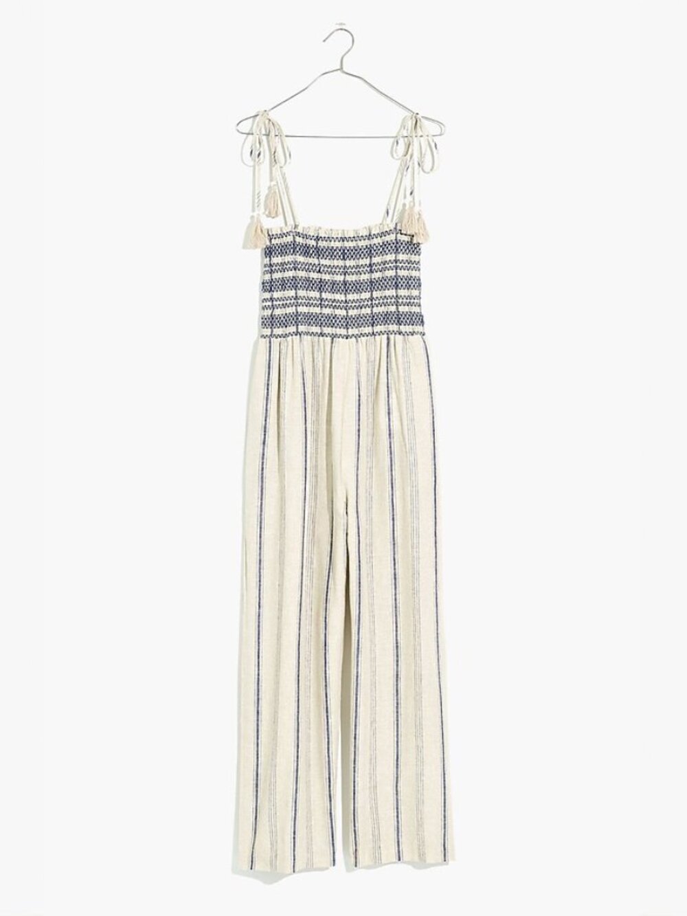 Madewell Smocked Cami Jumpsuit - Large - Picture 4 of 9